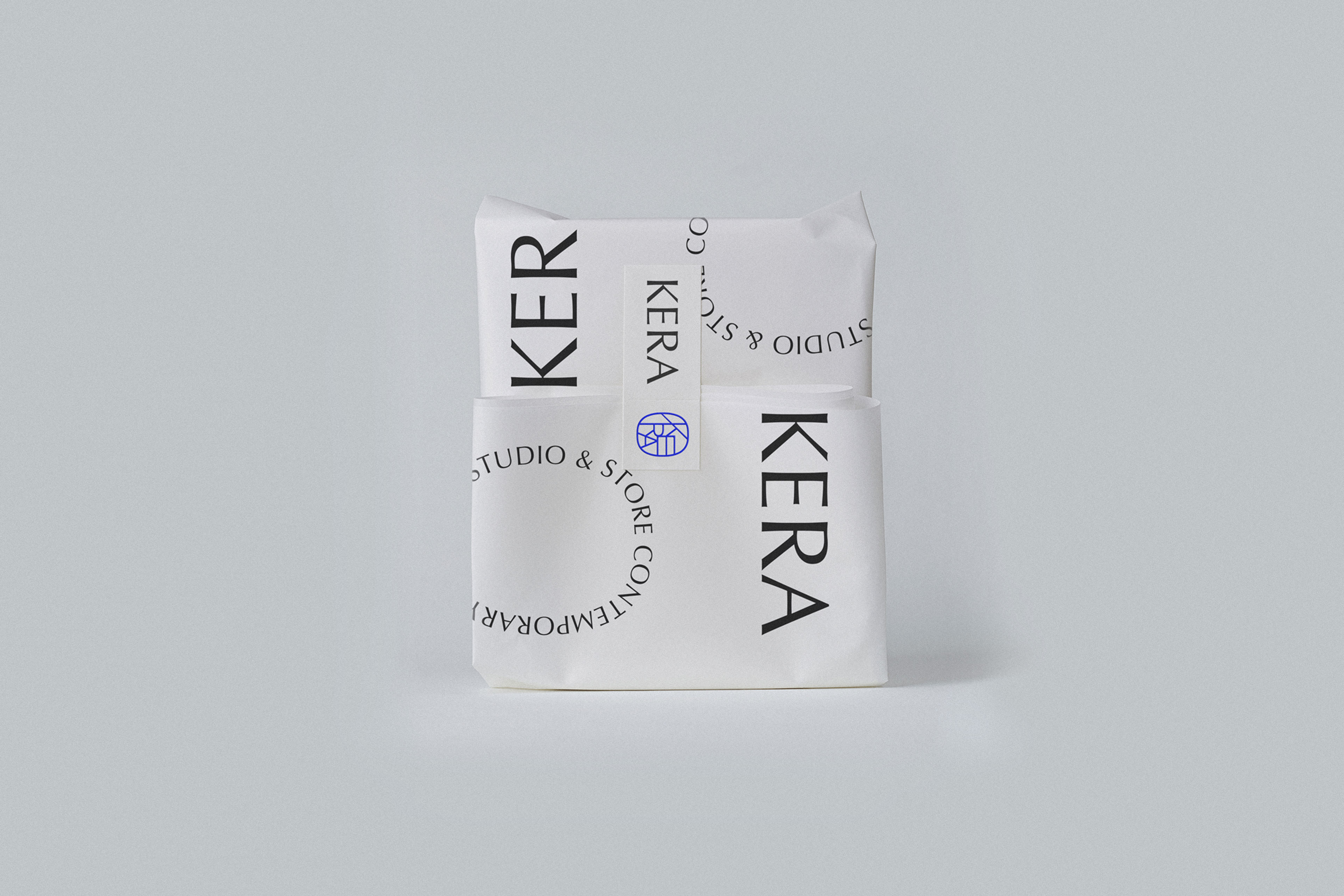Two packets of kera on a white background.